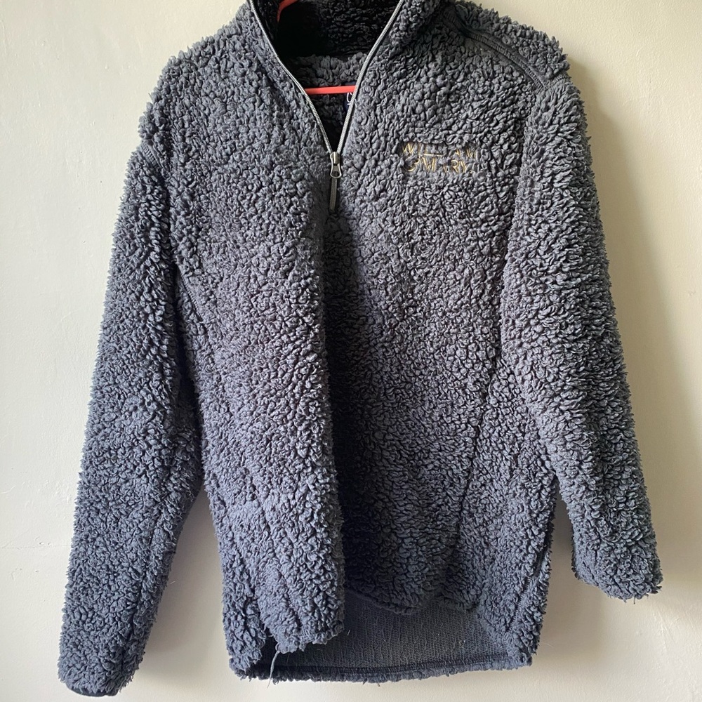 Grey Sherpa William & Mary pullover
